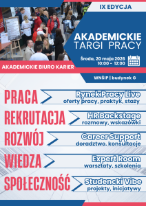 Plakat - Akademickie Targi Pracy IX Edycja