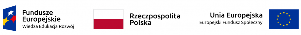 Logo Fundusze Europejskie, Flaga Polski, Flaga Unii Europejskiej