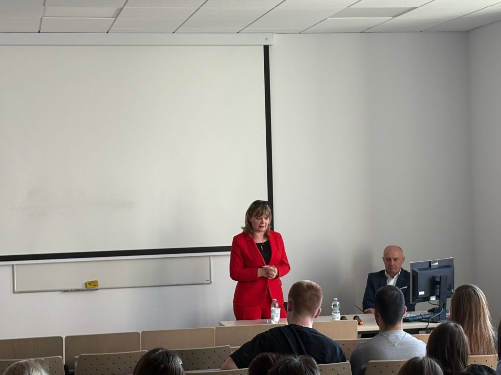 Zdjęcie Magdalena Fogiel-Litwinek na Wydziale Prawa i Nauk Społecznych 25.03. 2025 r.