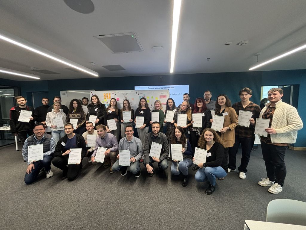 Zdjęcia ze spotkania 25-26 listopada 2025 r. z Budapesztu w ramach projektu Visegrad Fund - Competences for future logistics in V4 countries